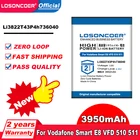 Аккумулятор 3950 мАч Li3822T43P4h736040 для Vodafone Smart E8 VFD 510 511 513 VFD510 VFD511 VFD513