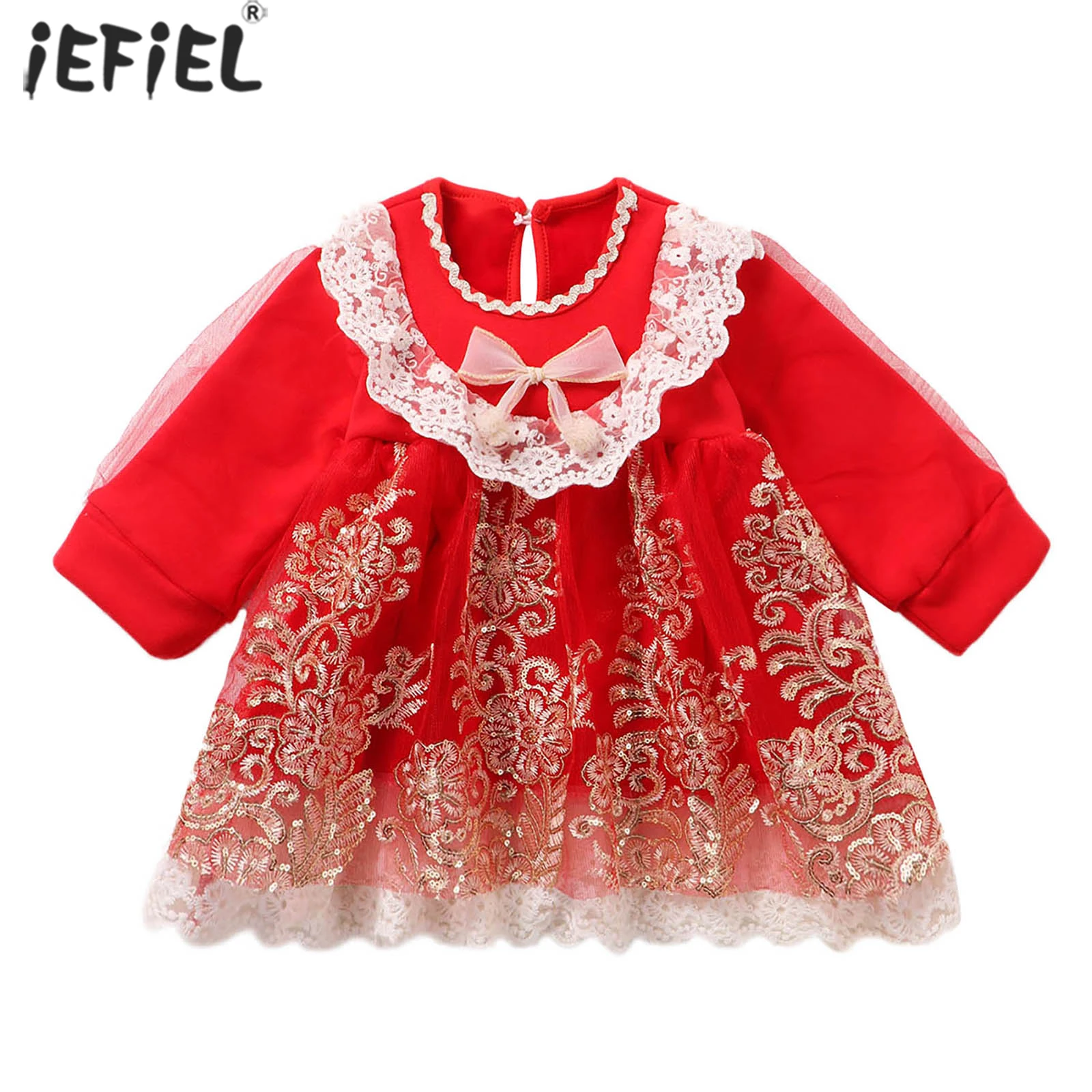 

Baby Girl Children Dresses Flower Girl Ball Gowns Tulle Mesh Tutu Dresses Kids Casual Wedding Birthday Party Velvet Dress 0-3Y