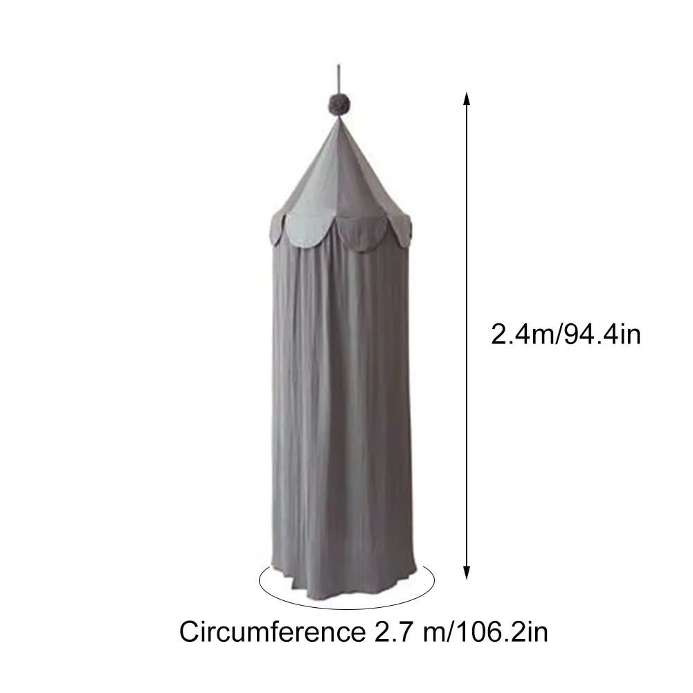 

Nordic Style Chiffon Dome Mosquito Net Kids Baby Bed Room Exquisite Lace Mosquito Net Curtain Bedding Dome Dreamy Bed Canopy