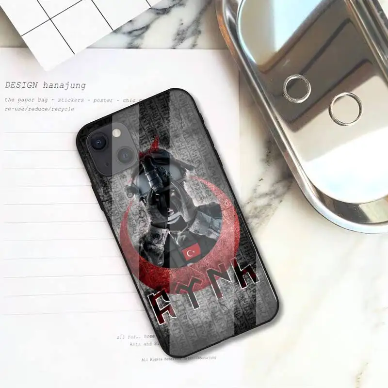 Чехол для телефона ZOROXU с турецким флагом iPhone 12 Mini 11 Pro XS Max X XR 7 8 Plus стеклянный чехол