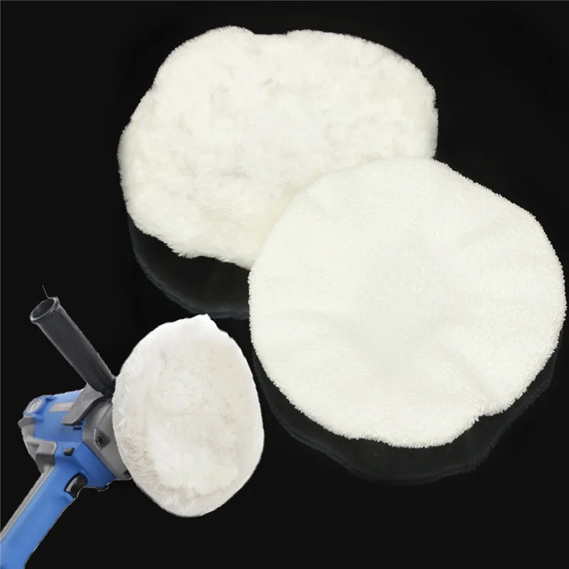 2Pcs Buffer Grinding Polishing Pad Microfiber Bonnet For 9 & 10inch Car Paint Care Waxing Wheel | Инструменты