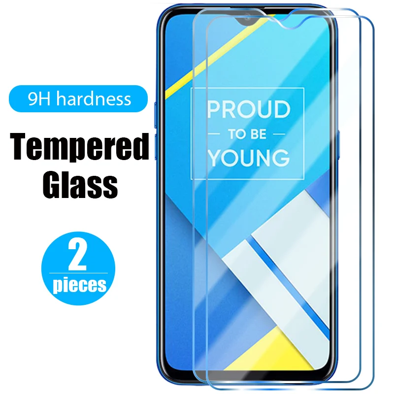 

1/2 шт. закаленное стекло для Realme Narzo 20a 20 Pro 10A 10 защита экрана от царапин для Realme Q2i Q2 Pro Q V5 5G V3 V1 пленка