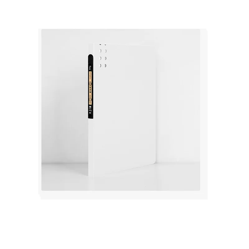Xiaomi 20 страниц информация брошюра вставить папки коммерческие данные книга офисные принадлежности для предприятия школы буклет - Цвет: Белый