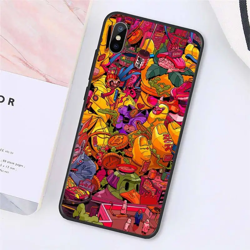 

trippy graffiti Phone Case for iPhone 11 12 pro MINI XS MAX 8 7 6 6S Plus X 5S SE 2020 XR