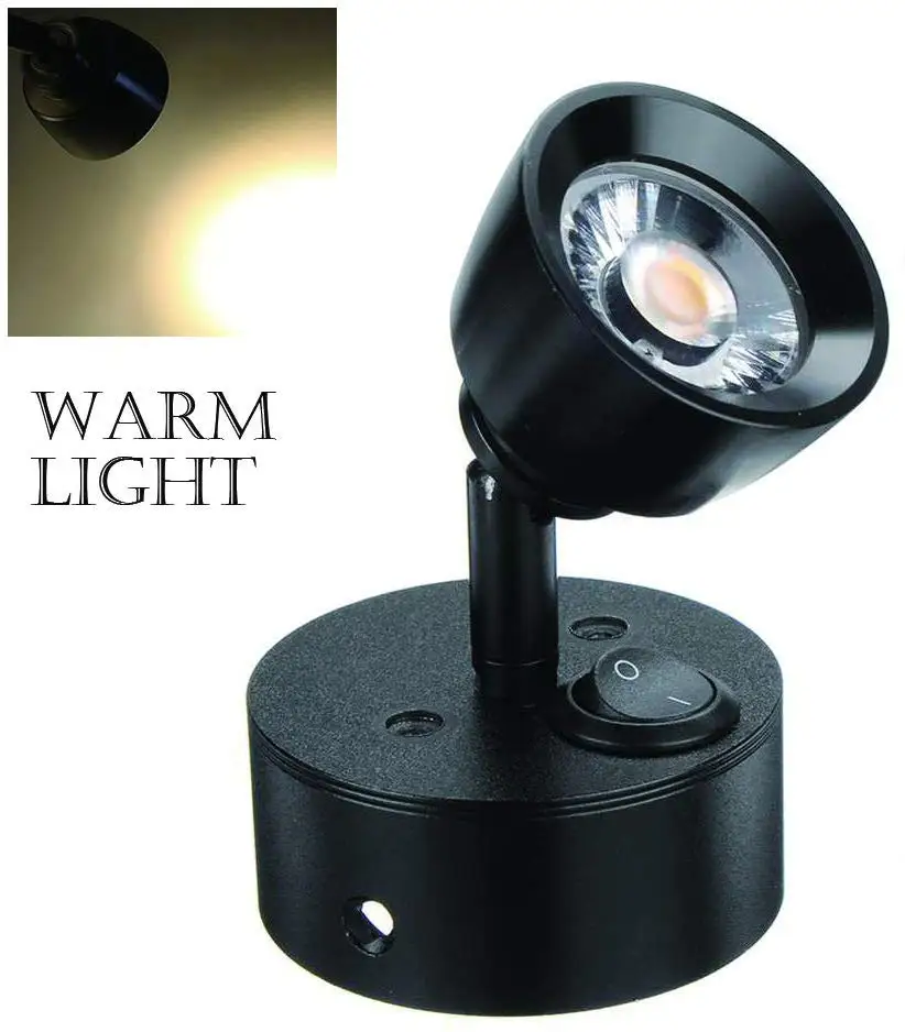 Регулируемый светодиодный настенный светильник 12 В для жилого автофургона лампа