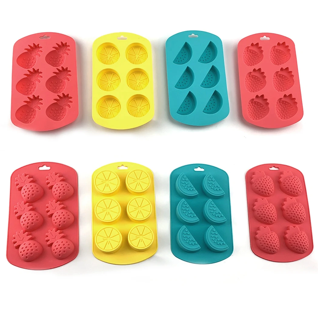 

Lovely 3D Fruit Form Cake Mold Silicone Mold Baking Tools Kitchen Fondant Cutters Kitchen Fondant Chocolate Mold Decorating
