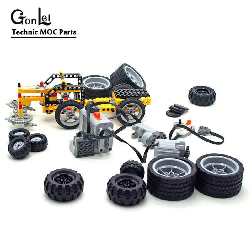 Высокотехнологичные детали колесо + шины 9686 механическое № 56145 89201 и 44771 45544 блоки