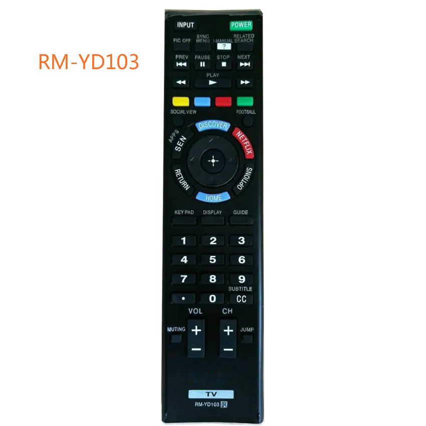 

New RM-YD103 TV Remote Control Suitable For Sony RM-YD102 RM-YD035 TV FOR KDL-55W950B KDL55W950B KDL-55X8 LCD TV Fernbedienung