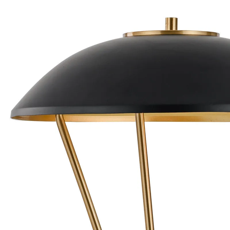 Черно-золотой художественный Декор Мрамор базовый железа в виде гриба с