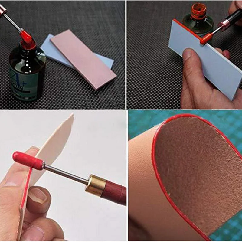 

DIY Leather Craft Edge Treatment Carving Oil Pen Tool Tip Roller Pen Wallet Edge Leather Oil Painting Accessories Stainless