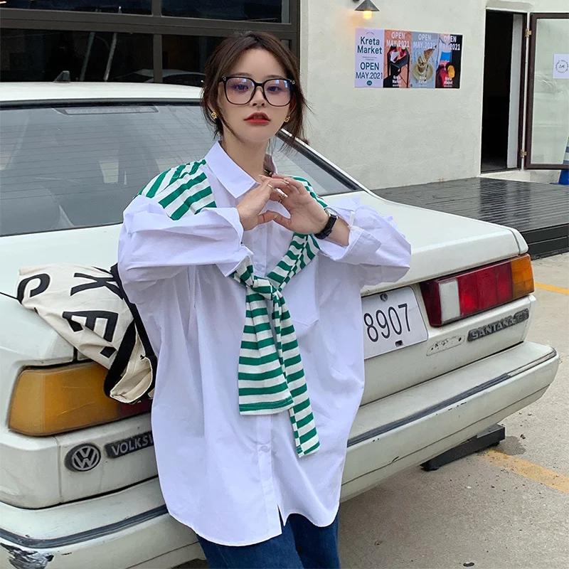 

Настоящий снимок cмаз, экономичная Осенняя Корейская шикарная простая подделка из двух частей