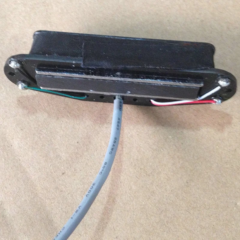 5 stück schwarz heiss dual rail humbucker gitarre neck pickup 4 draht elektrische gitarre neck pickup 4 drähte dual heißer schiene humb