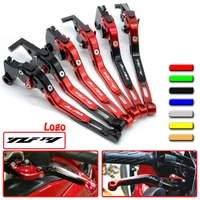 motorcycle cnc accessories adjustable folding extendable brake clutch levers for yamaha yzf r1 2009 2014 2010 2012
