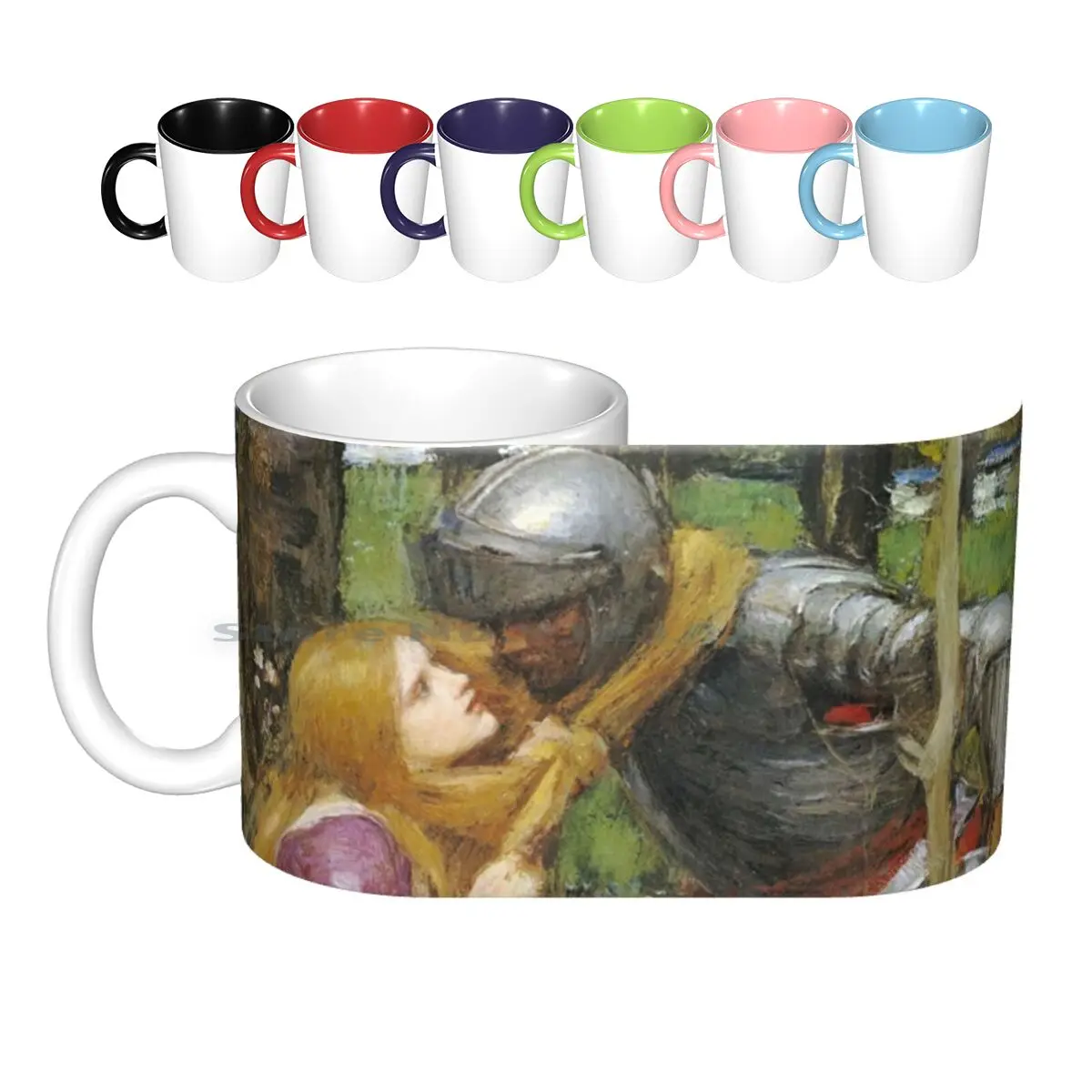 

Medieval Romance Guinevere And Ceramic Mugs Coffee Cups Milk Tea Mug Arthur Guinevere Interior Cool Trendy Classic English