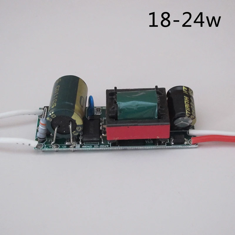 AC80 ~ 265V 3 24W Светодиодный драйвер постоянного тока Питание адаптер для