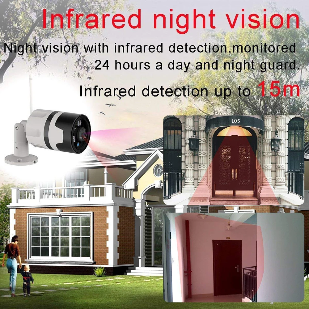 Vstarcam 3MP/2MP IP камера с двухканальным аудио Камера на открытом воздухе Wi Fi IP66