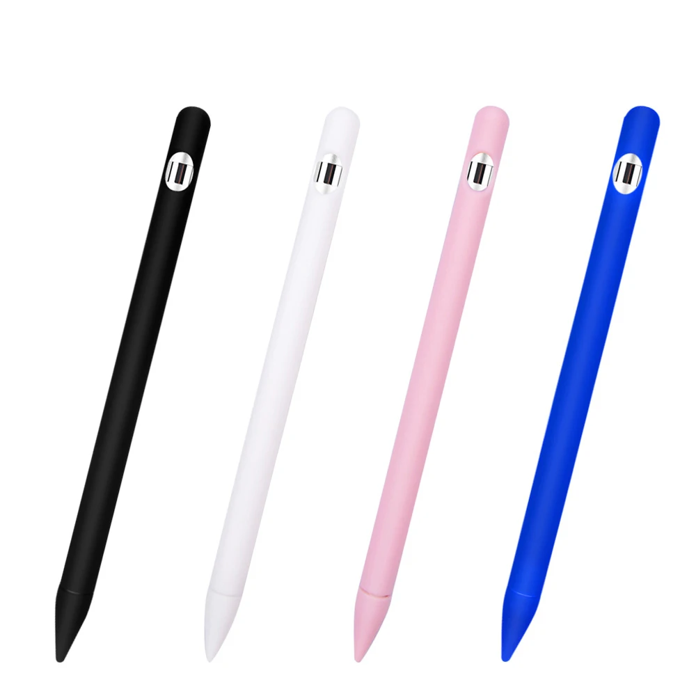 Цветной Мягкий силиконовый чехол для Apple Pencil 1 го цвета защитный планшета