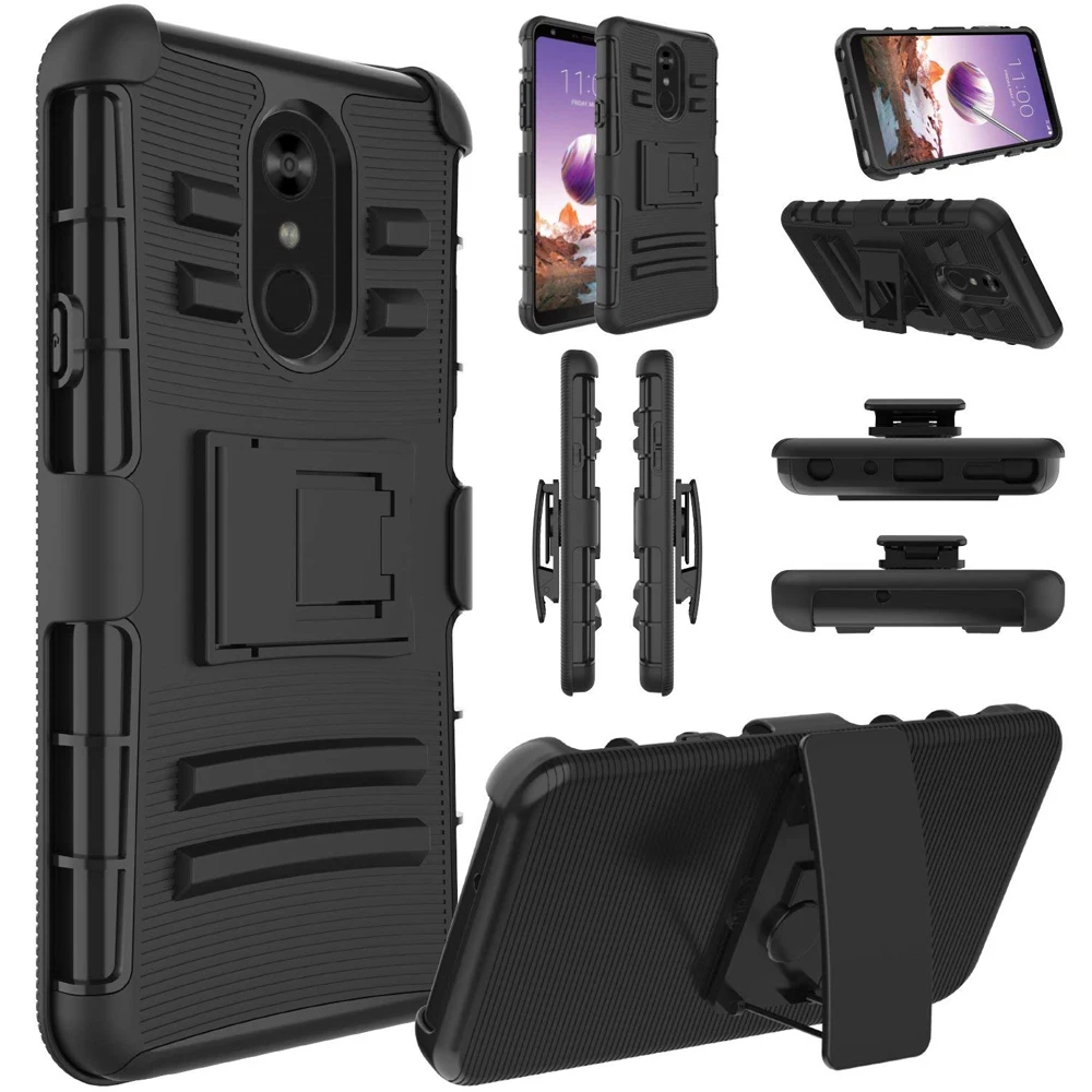 Чехол для телефона SuaGet Armor Clip LG K51 K31 V50 Stylo 5 4 V30 G8 ThinQ Aristo Plus 3 2 Rebel LTE | Мобильные