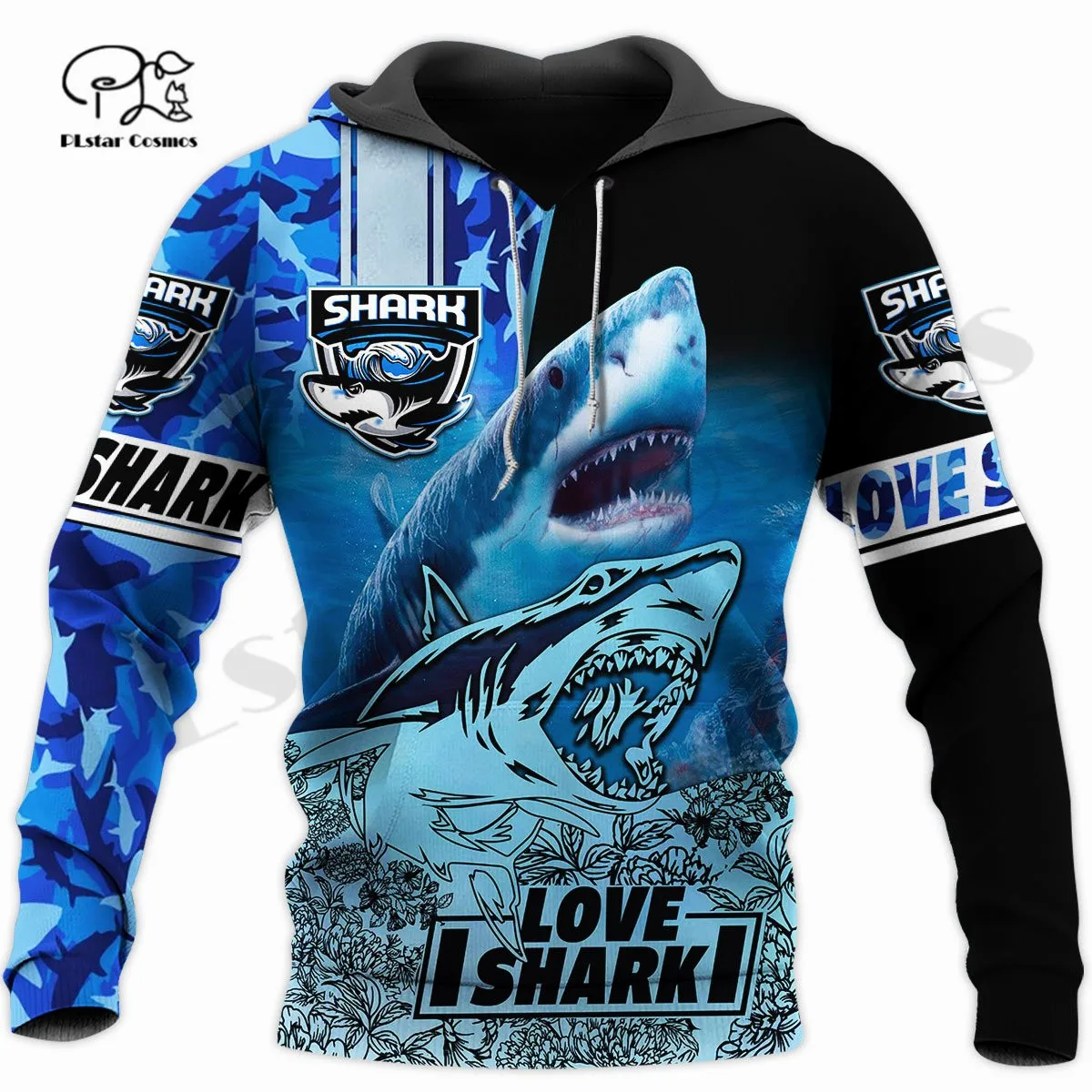 

PLstar Cosmos 3DPrint Newest Ocean Shark Sea Unique Funny Men/Women Cozy Hrajuku Casual Streetwear Hoodies/Zip/Sweatshirt O-9
