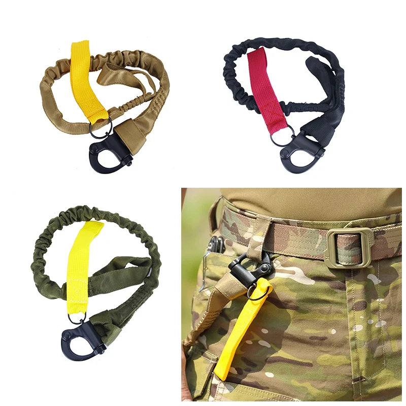 

Hunting One 1 Single Point Bungee Rifle Sling Tactical Quick Release Strap Gun Sling Safety Lanyard
