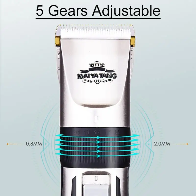 Электрический триммер для шерсти собак USB зарядка машинка стрижки домашних