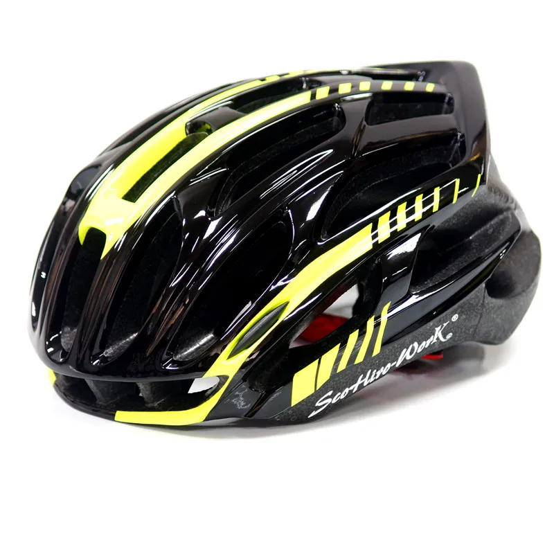 SW blk green Мужской велосипедный шлем Szelyia Scohiro, велосипедный шлем Mtb, шлем для горного велосипеда, Литой Сверхлегкий шлем Ciclismo, велосипедный шлем 54-61 см - Цвет: SW blk green
