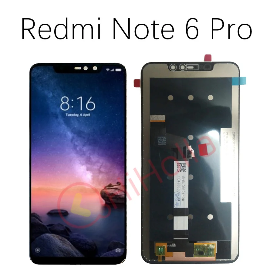 Для Xiaomi Redmi 6 ЖК-дисплей с сенсорным экраном дигитайзер 6pro 6A дисплей для Xiaomi Redmi Note 6 Pro lcd Note6 Pro сменный экран