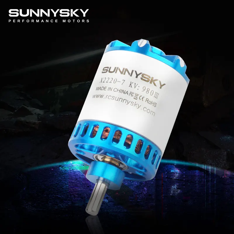 SUNNYSKY X2220 III V3 KV980/1400 бесщеточная модель радиоуправляемого самолета Многовинтовые