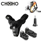 Для Gopro 10 аксессуары головной шлем ремень вентилируемый Регулируемый подбородок держатель ремня для верховой езды + расширенный адаптер для камеры Go Pro Hero 9 8