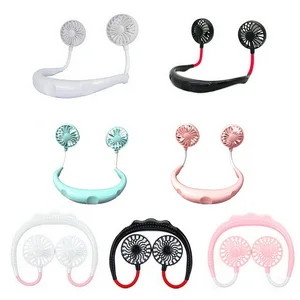 Регулируемый перезаряжаемый вентилятор с 7 листами для дропшиппинга, портативный мини-USB вентилятор для занятий спортом на шее, ручной кондиционер для шеи