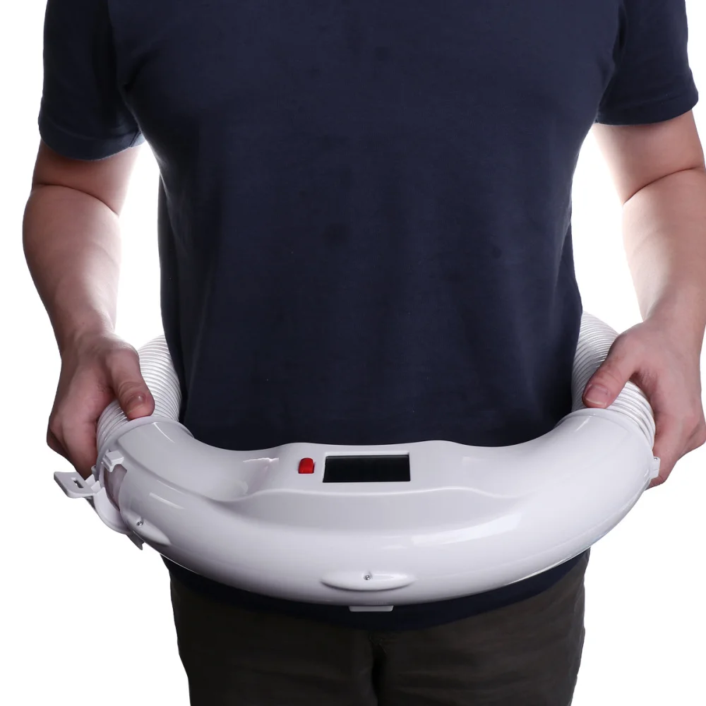 

Smart Counting Fitness Ring Waist Abdomen Thining Hoop Useful Durable Fitness Hoop for Woman (White)