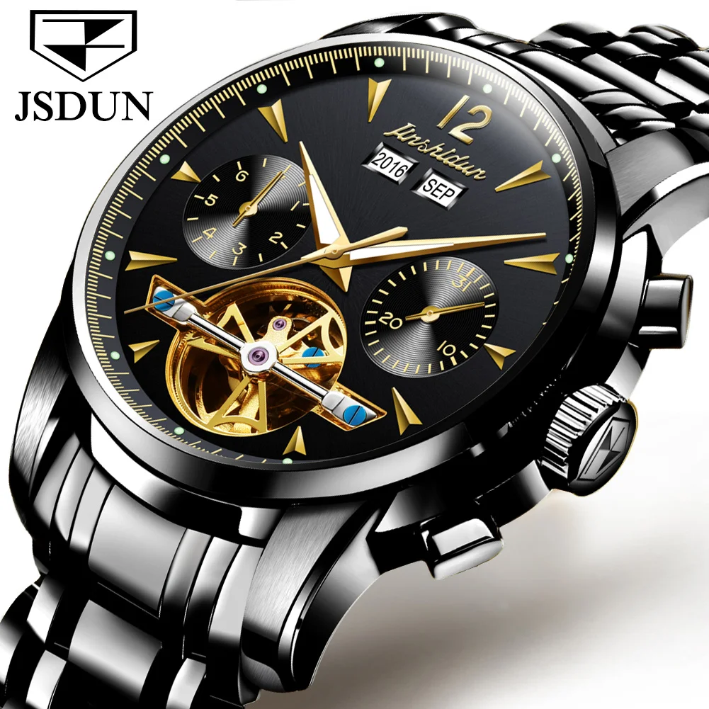 

2020 мужские деловые автоматические механические часы, модные часы с вечным календарем, светящиеся водонепроницаемые мужские наручные часы