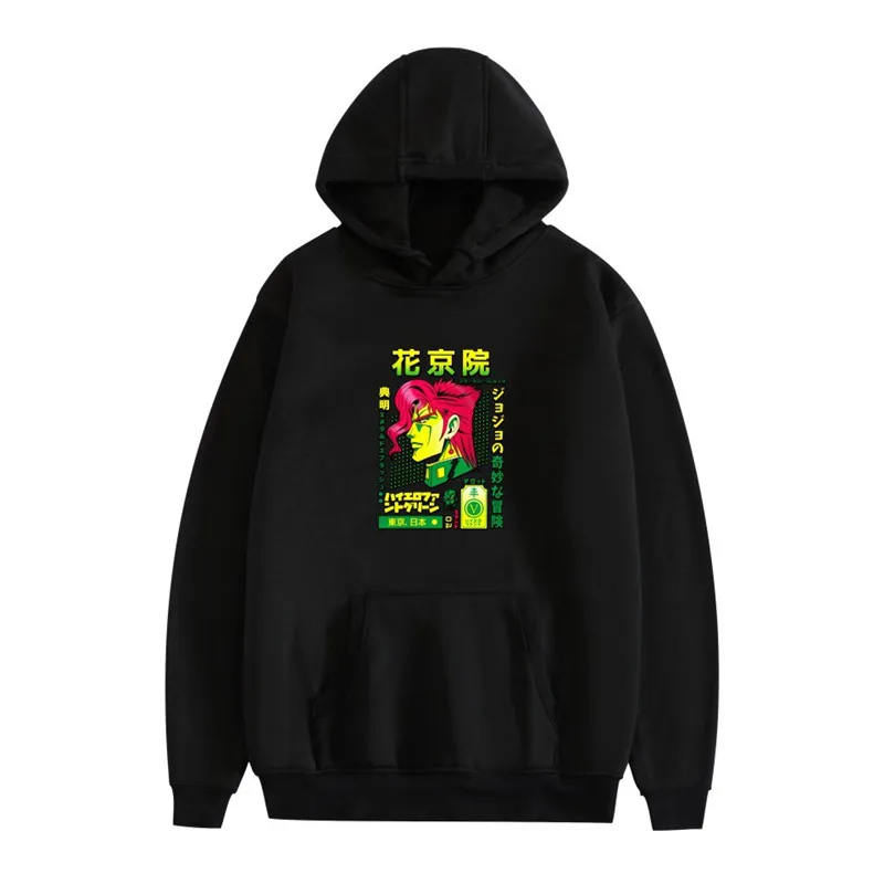 

Толстовка с капюшоном JoJo's невероятные приключения толстовки для мужчин и женщин толстовки в стиле Харадзюку аниме модная Толстовка Японск...