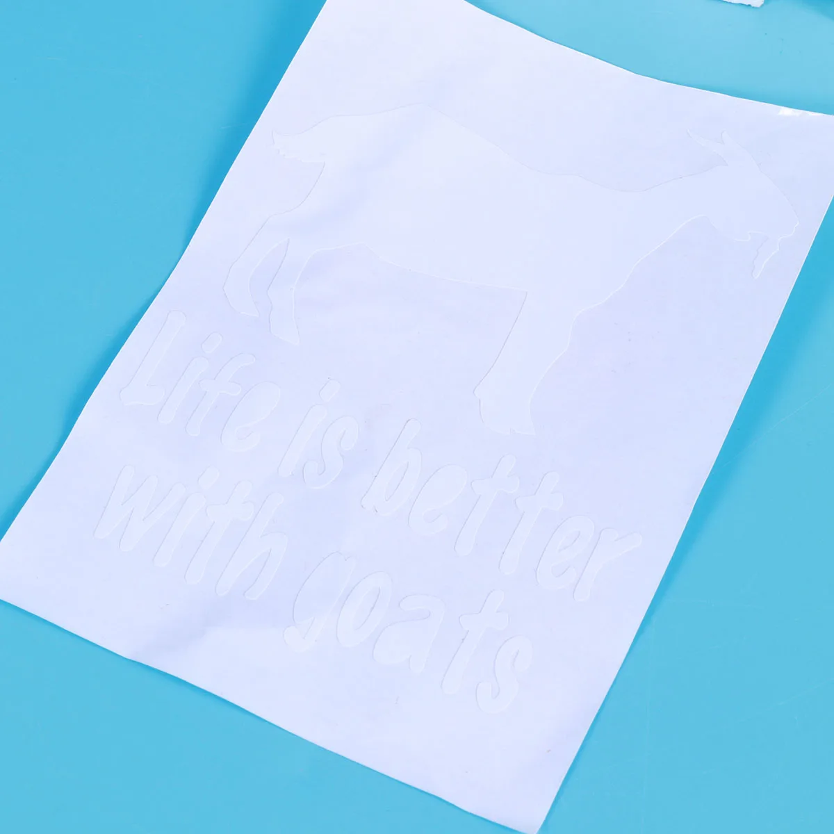 Смешные наклейки Жизнь лучше с козами наклейка автомобиля веселый отражающий декор бампера на.