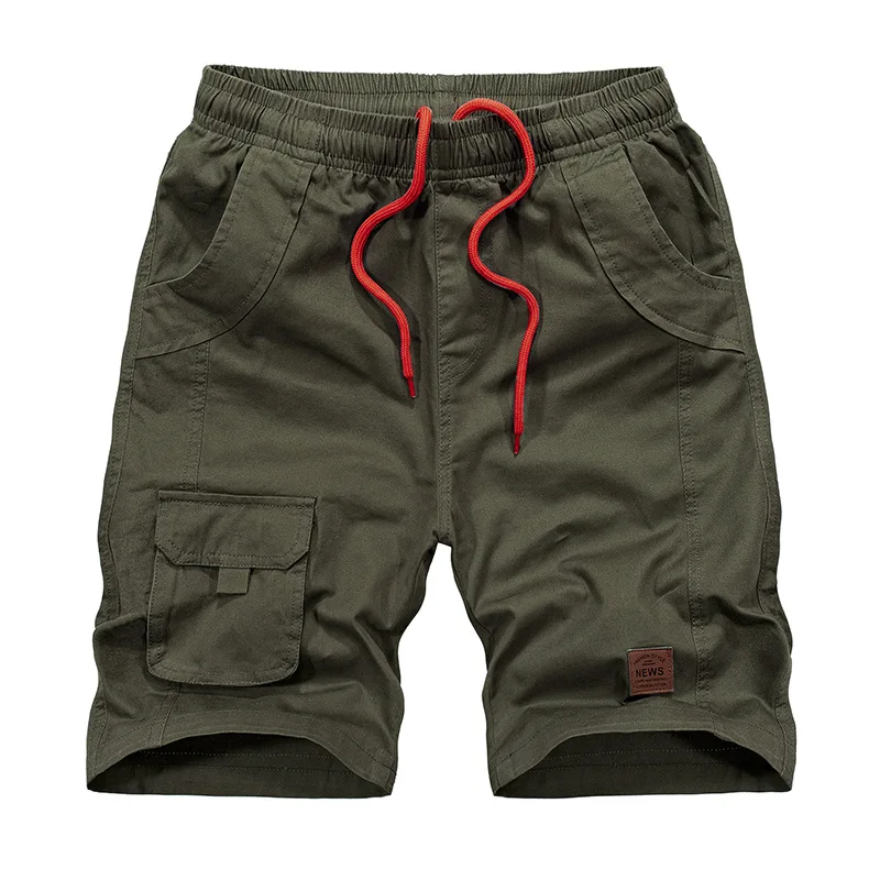 Мужские повседневные шорты хлопковые бермуды с карманами мужские черные бриджи