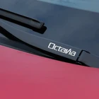 Металлическая Эмблема, автомобильные декоративные наклейки, светоотражающие наклейки на окна автомобиля, стеклоочистителя для Skoda octavia superb fabia, автомобильные аксессуары