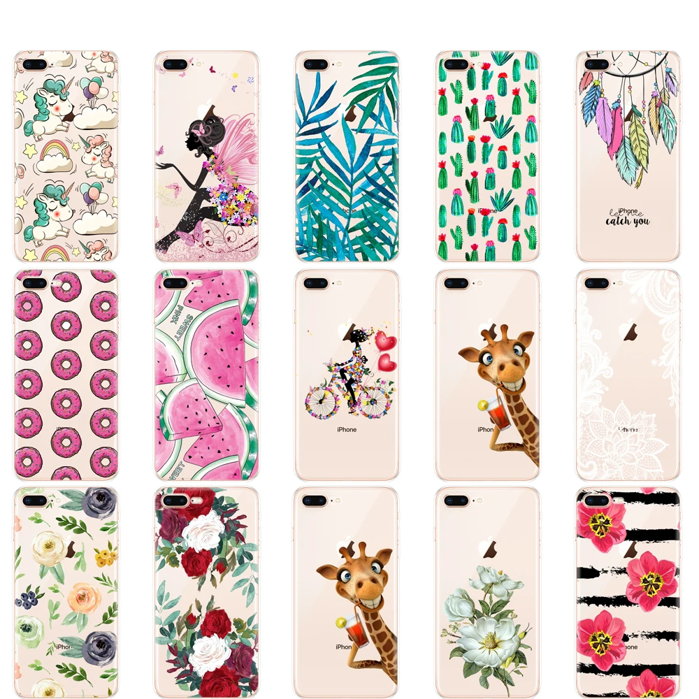 Чехол для iphone 7 8 чехол из мягкого ТПУ забавный силиконовый Apple iPhone Plus сумка Etui