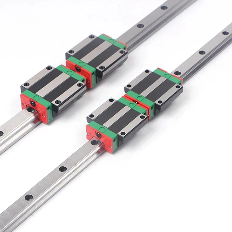 4 шт. оригинальные линейные фланцевые блоки HIWIN HGW15CC + 2 HGR15 -1900 мм направляющие |
