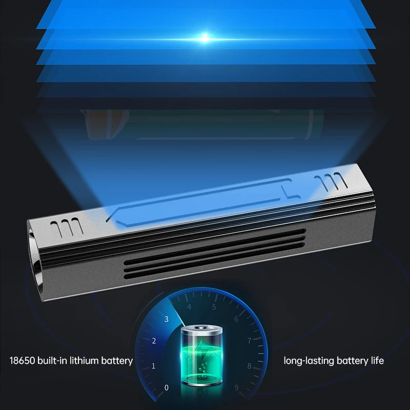 Высокая мощность T6 светодиодный фонарик 1000ЛМ USB Перезаряжаемый внешний