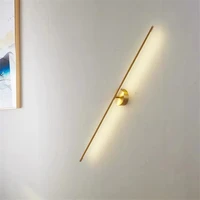simple aluminum led wall lamps nordic modern living room tv background wall lamps bedroom bedside corridor wall lights fixtures
