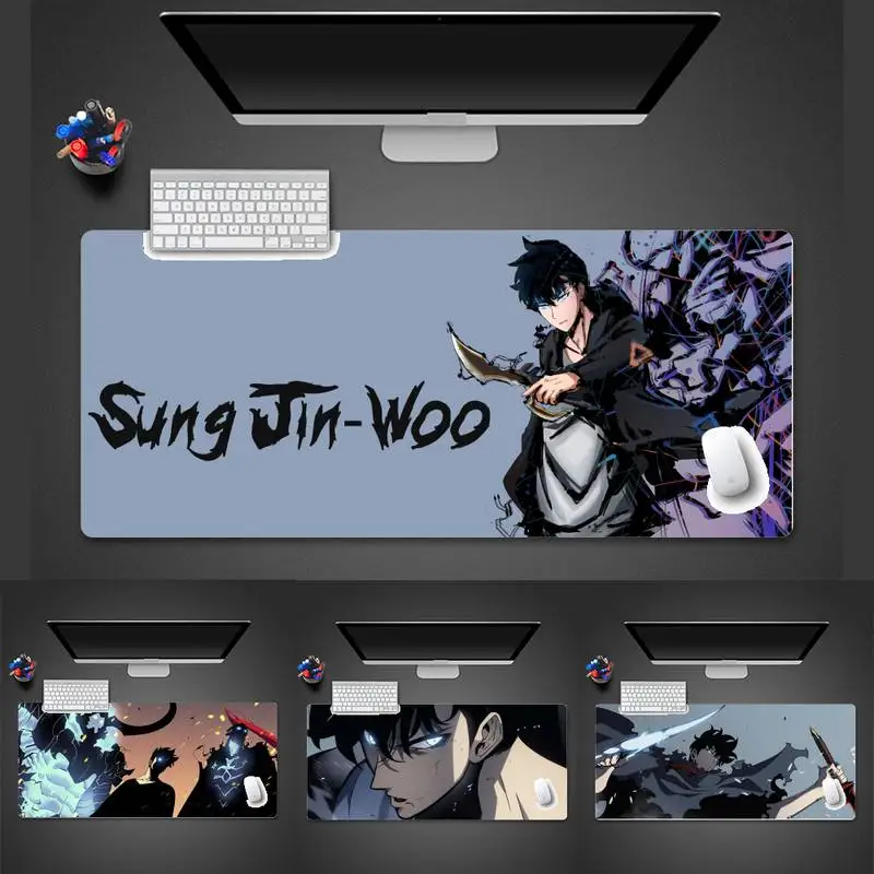 

solo leveling Durable Rubber Mouse Mat Pad X XL XXL Non-slip Cushion Thickness 2mm