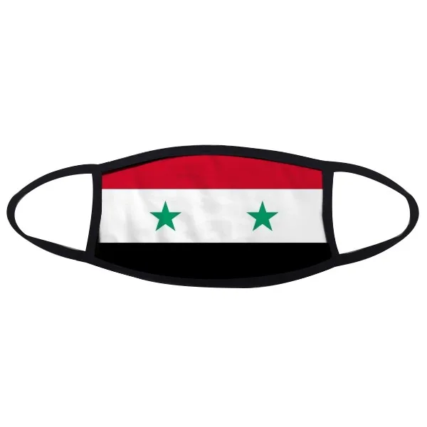 Сирийский национальный флаг Азия страна символ знак шаблон лицо Анти-пыль маска