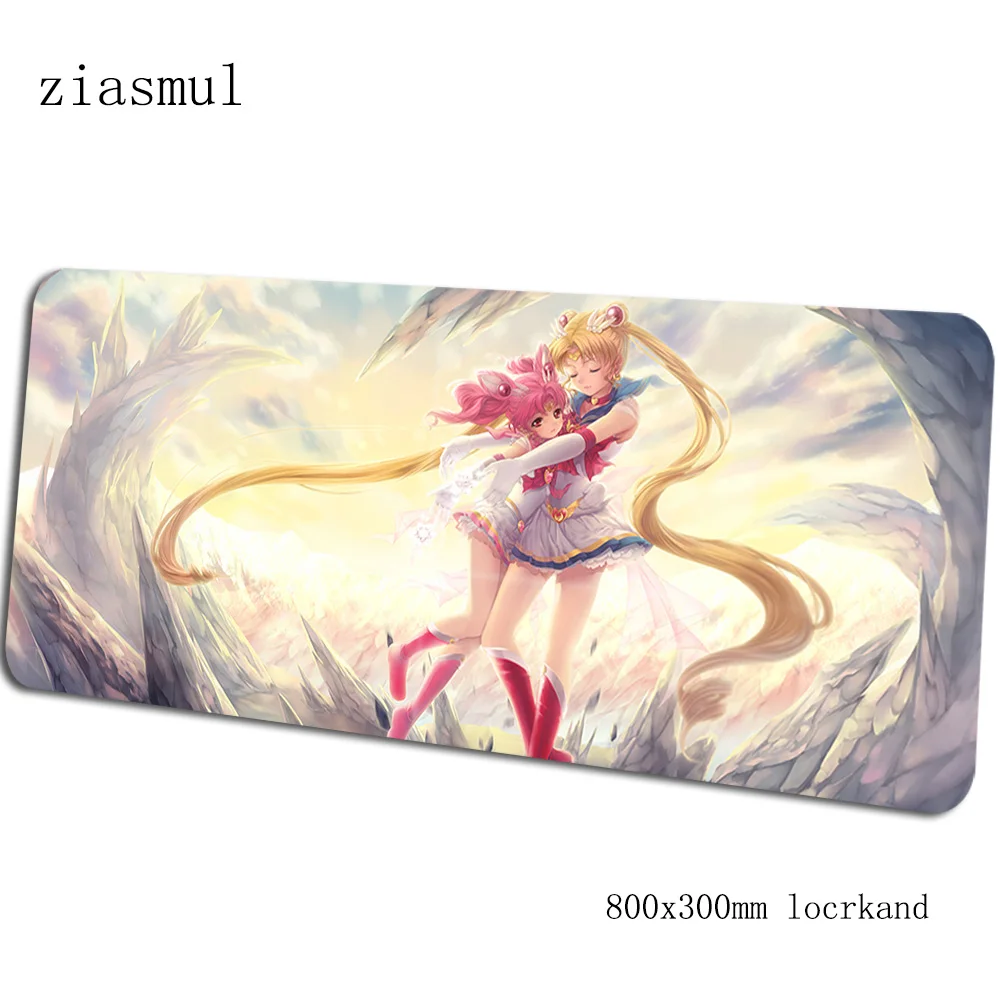 Sailor moon коврик для мыши геймер подставка для запястья 800x300x3 мм notbook коврик для мыши игровой коврик для мыши большой аниме-пэд коврик для мыши ПК настольный коврик для мыши - Цвет: pattern 6