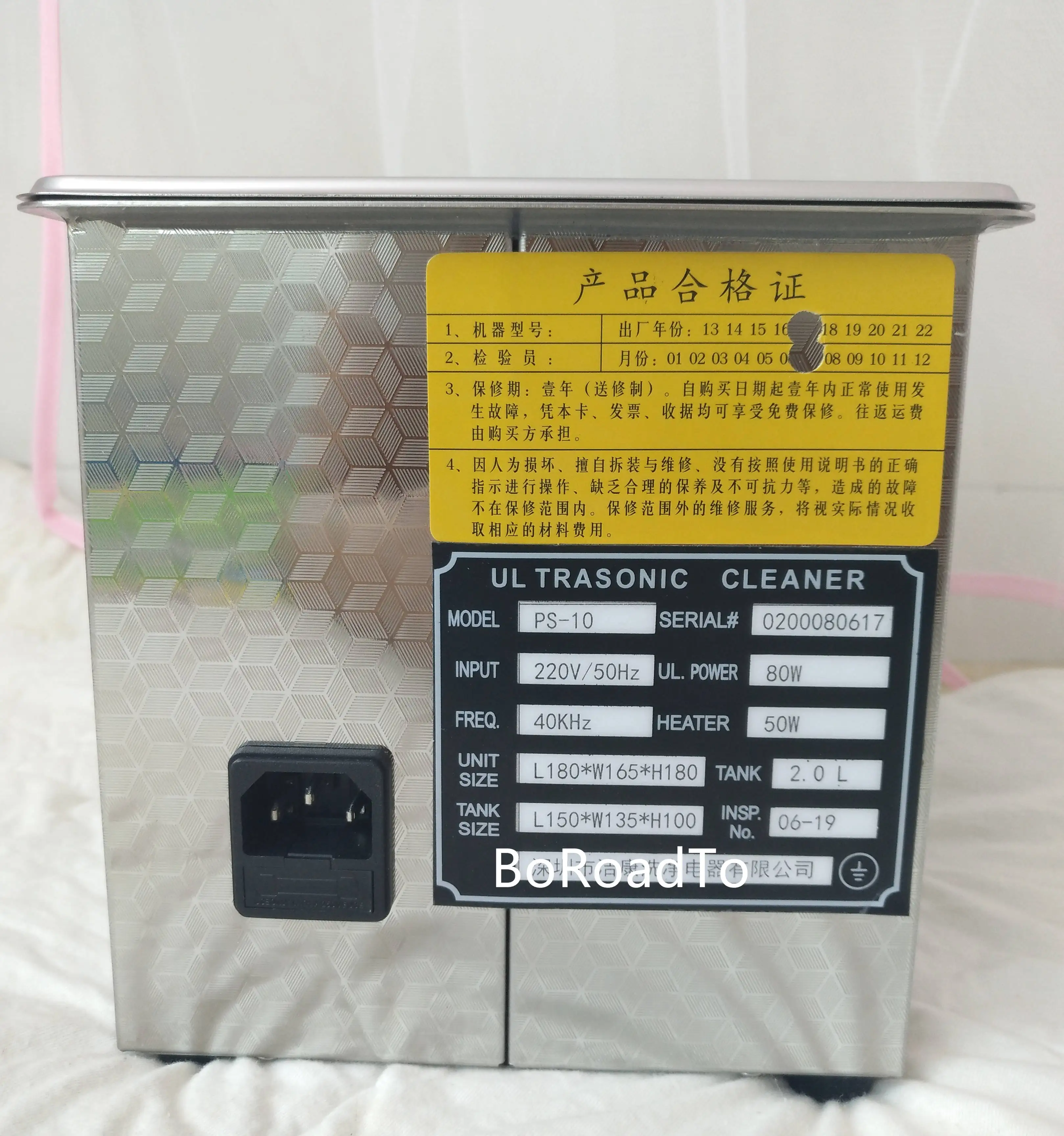 Ультразвуковой очиститель форсунок Bosch Denso Delphi 80 Вт 2 л нержавеющая сталь |