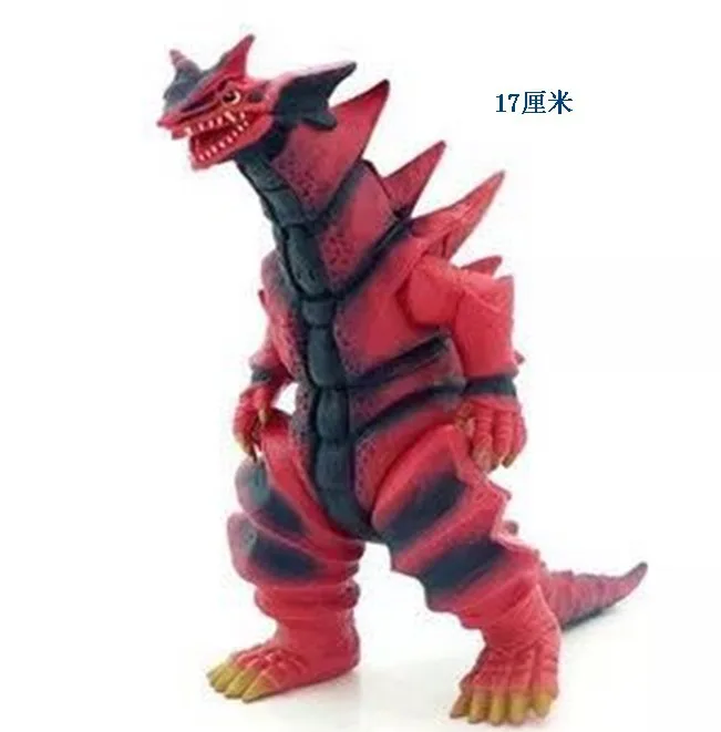 Большой мягкий резиновый Ultraman Monster Gomora модель Фигурка Zetton Grugeo King Arc Belial Gaia Gubira ZeroChildren's Toys - Цвет: 17cm Moss Ajia