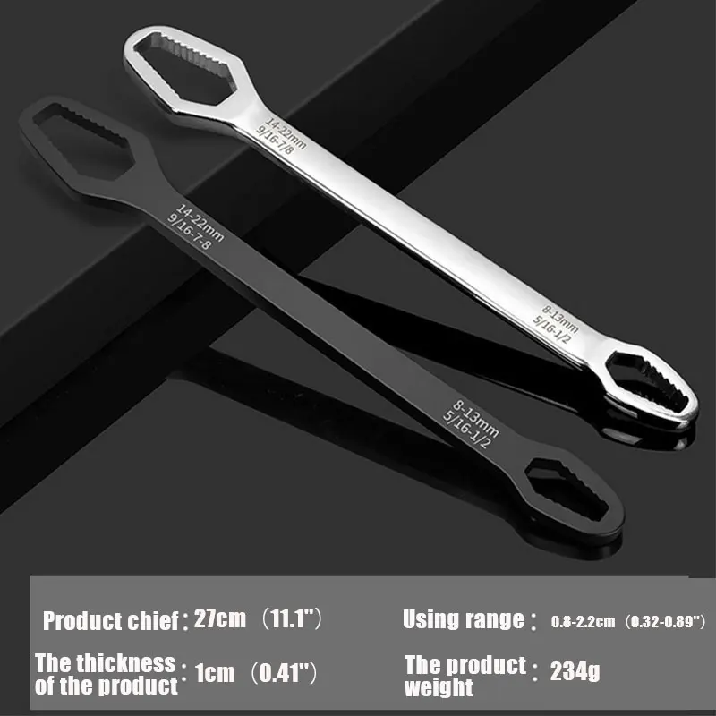 

Универсальный ключ Torx, регулируемый гаечный ключ для очков, 8-22 мм, с храповым механизмом, для велосипедов, мотоциклов, автомобилей, ремонтны...