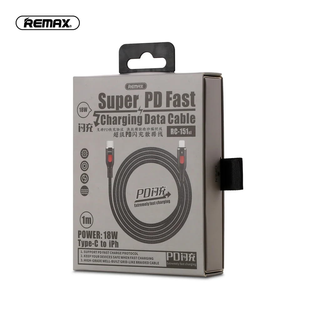Кабель зарядный Remax с USB Type-C на Lightning 18 Вт | Мобильные телефоны и аксессуары