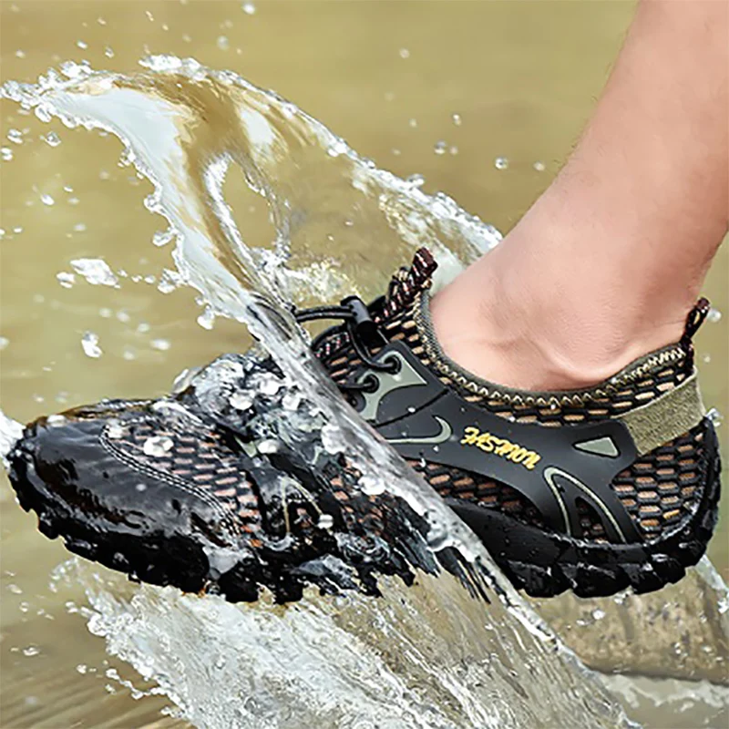 

Unisex Beach Water Shoes, Breathable Non-slip Quick-drying Water Sports Shoes, Wear-resistant Light Beach Water Sports Shoes