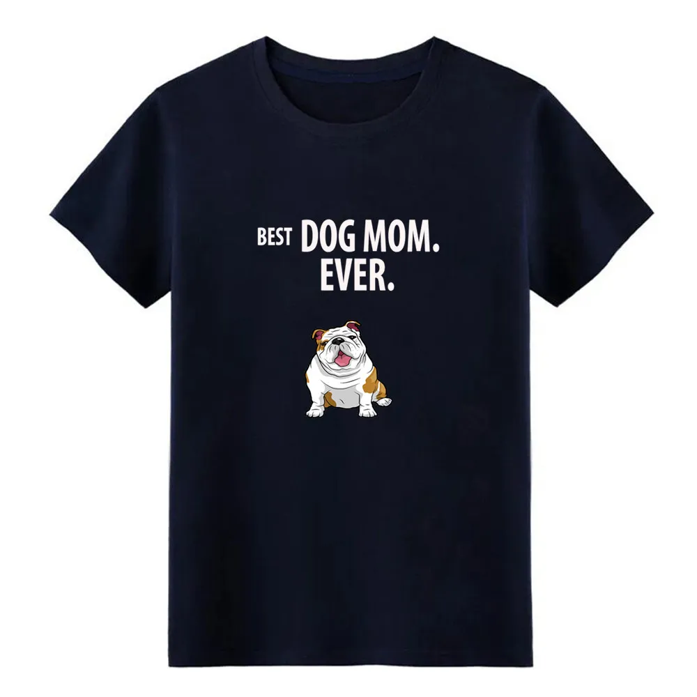 Лучшая Собака Мама ever Английский бульдог Футболка мужская индивидуальная