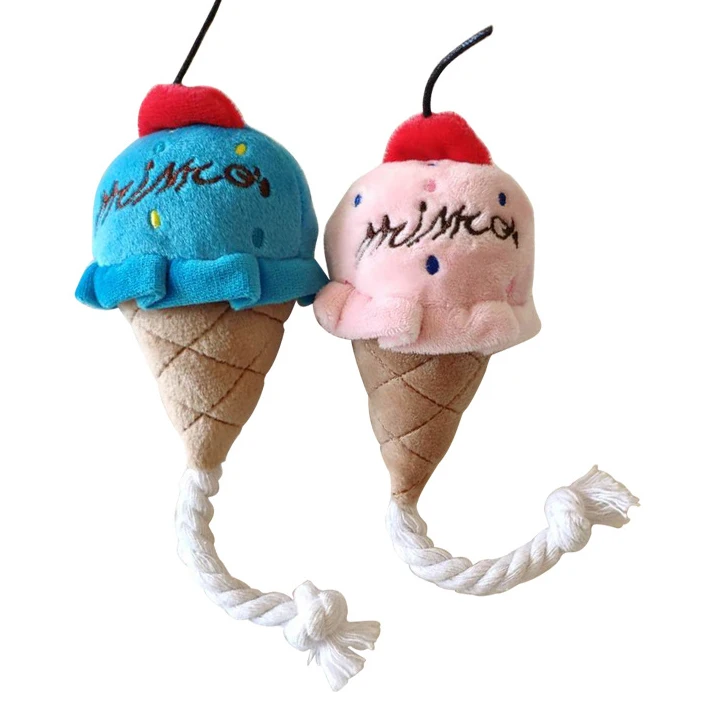 

PT005 Chew Play Toys Cute Pet Squeaky Puppy Chew Squeaker Quack Sound Doll Toy Creative Simulation Donut Pet Supplies Dog Toys